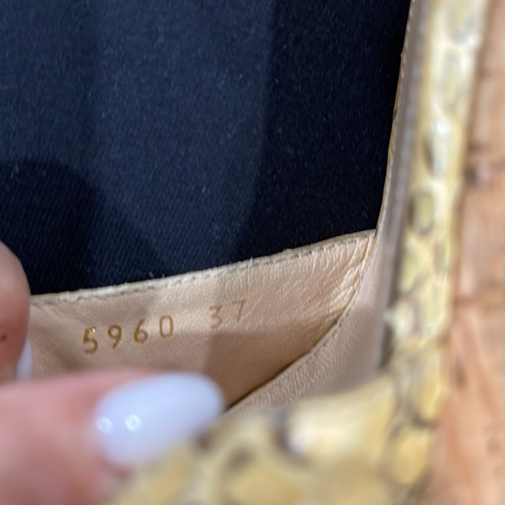 Prada Python Sandals Size 37 - image 7